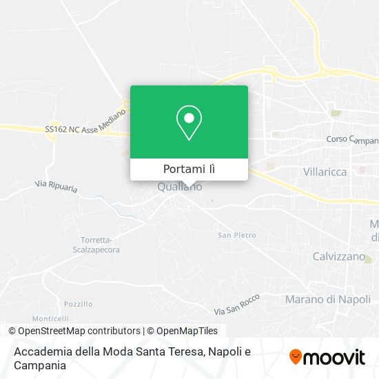 Mappa Accademia della Moda Santa Teresa