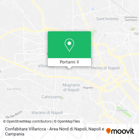 Mappa Confabitare Villaricca - Area Nord di Napoli