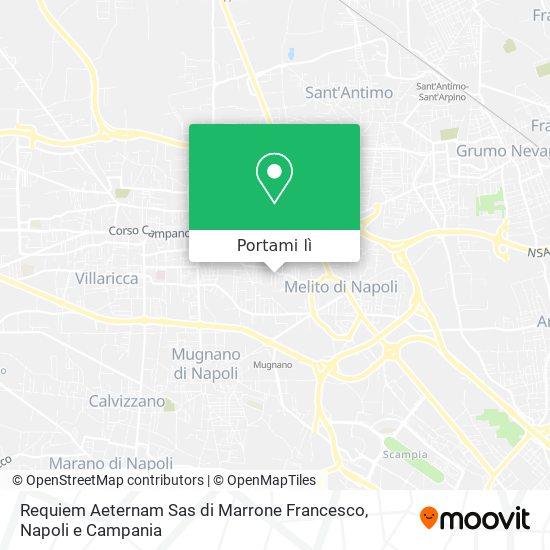 Mappa Requiem Aeternam Sas di Marrone Francesco