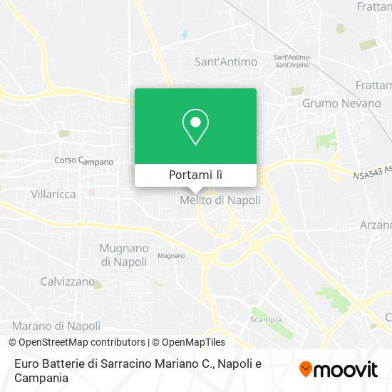 Mappa Euro Batterie di Sarracino Mariano C.