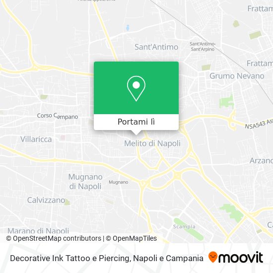 Mappa Decorative Ink Tattoo e Piercing