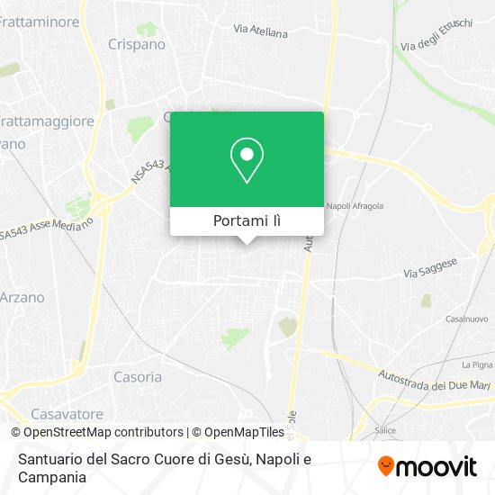 Mappa Santuario del Sacro Cuore di Gesù