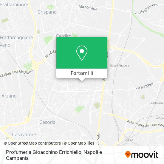 Mappa Profumeria Gioacchino Errichiello