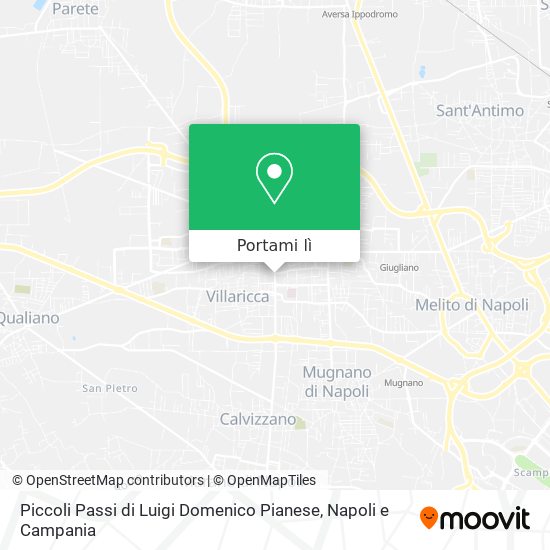 Mappa Piccoli Passi di Luigi Domenico Pianese