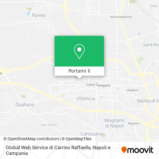 Mappa Global Web Service di Carrino Raffaella