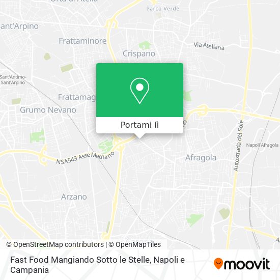 Mappa Fast Food Mangiando Sotto le Stelle
