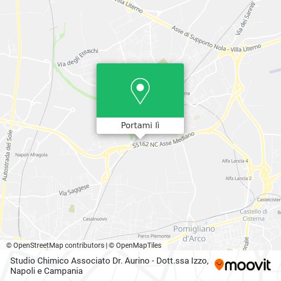 Mappa Studio Chimico Associato Dr. Aurino - Dott.ssa Izzo