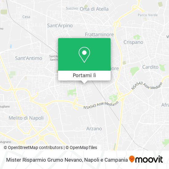 Mappa Mister Risparmio Grumo Nevano