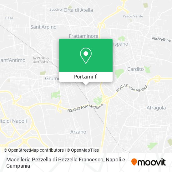 Mappa Macelleria Pezzella di Pezzella Francesco