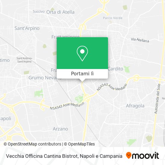 Mappa Vecchia Officina Cantina Bistrot