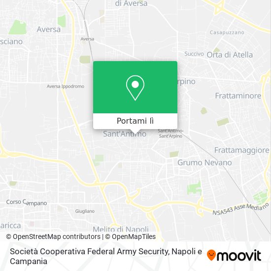 Mappa Società Cooperativa Federal Army Security