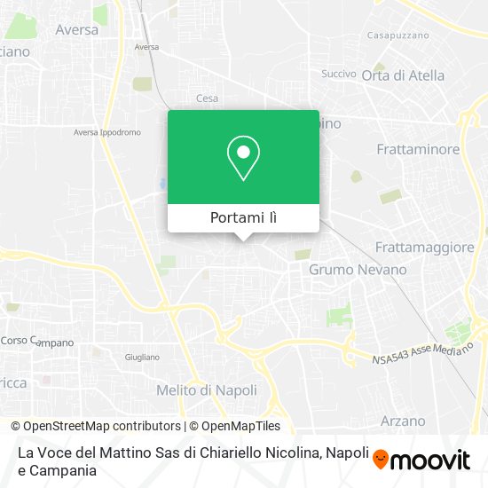 Mappa La Voce del Mattino Sas di Chiariello Nicolina