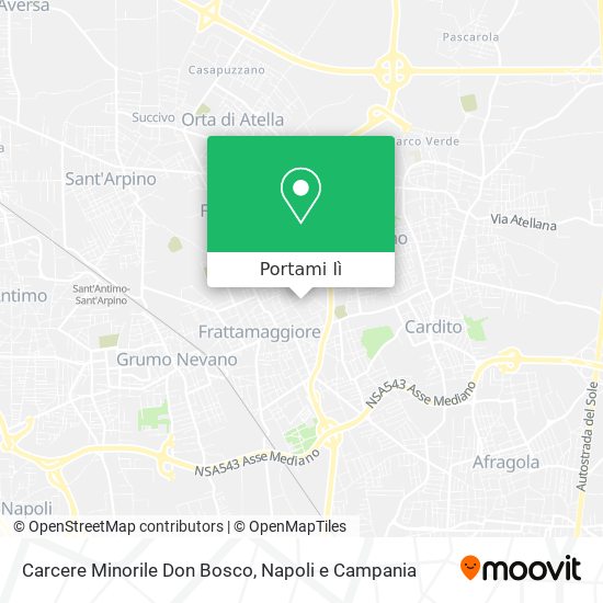 Mappa Carcere Minorile Don Bosco