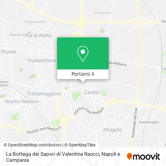Mappa La Bottega dei Sapori di Valentina Raucci