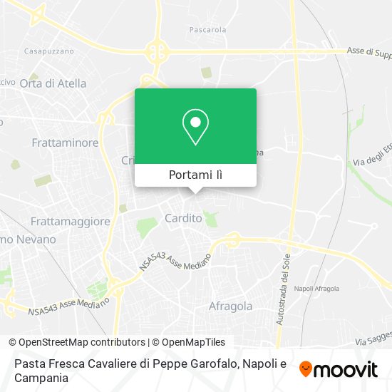 Mappa Pasta Fresca Cavaliere di Peppe Garofalo