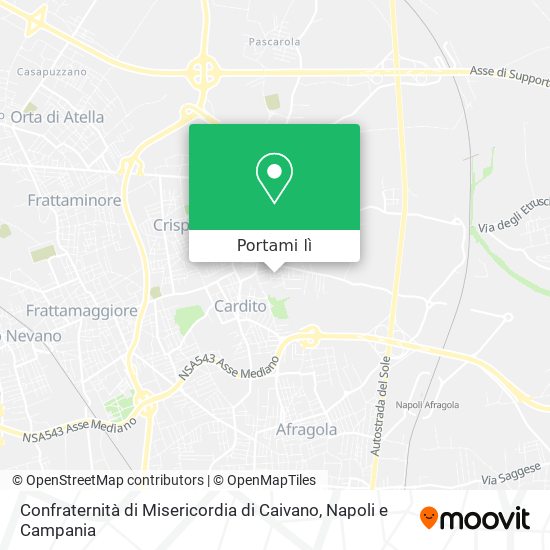 Mappa Confraternità di Misericordia di Caivano