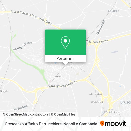 Mappa Crescenzo Affinito Parrucchiere
