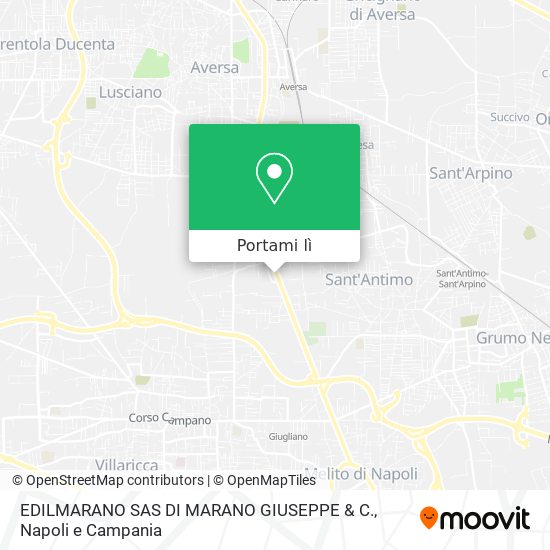 Mappa EDILMARANO SAS DI MARANO GIUSEPPE & C.