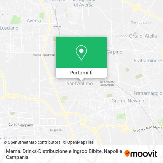 Mappa Mema. Drinks-Distribuzione e Ingroo Bibite