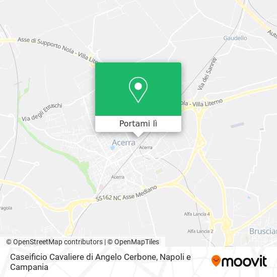 Mappa Caseificio Cavaliere di Angelo Cerbone