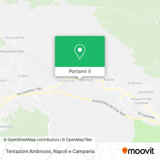 Mappa Tentazioni Ambrosio