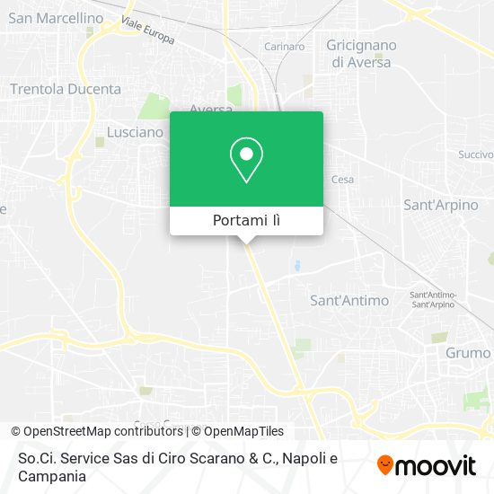 Mappa So.Ci. Service Sas di Ciro Scarano & C.