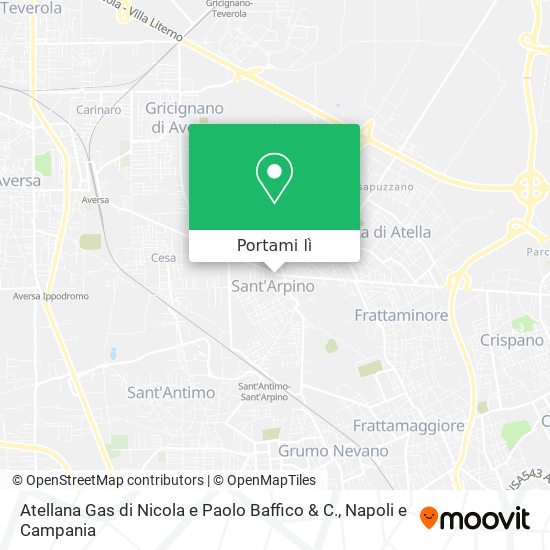 Mappa Atellana Gas di Nicola e Paolo Baffico & C.