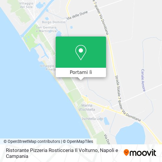 Mappa Ristorante Pizzeria Rosticceria Il Volturno