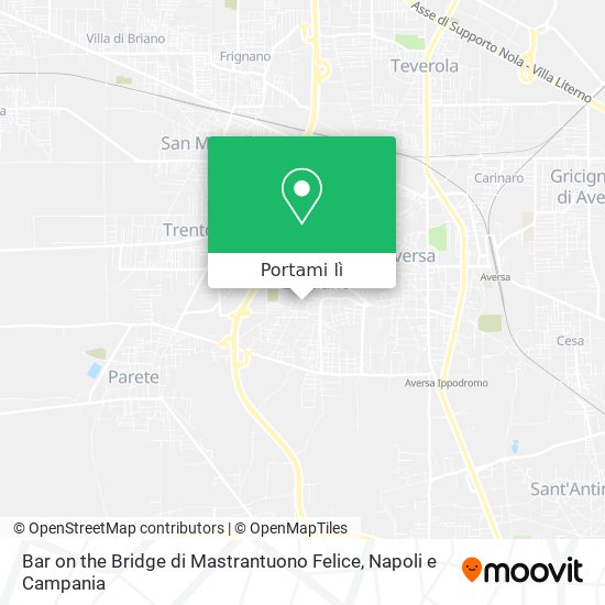 Mappa Bar on the Bridge di Mastrantuono Felice
