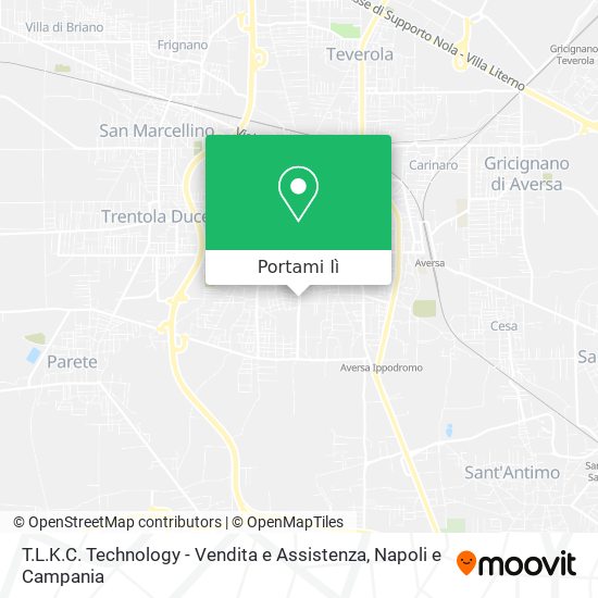 Mappa T.L.K.C. Technology - Vendita e Assistenza