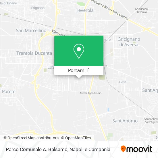 Mappa Parco Comunale A. Balsamo