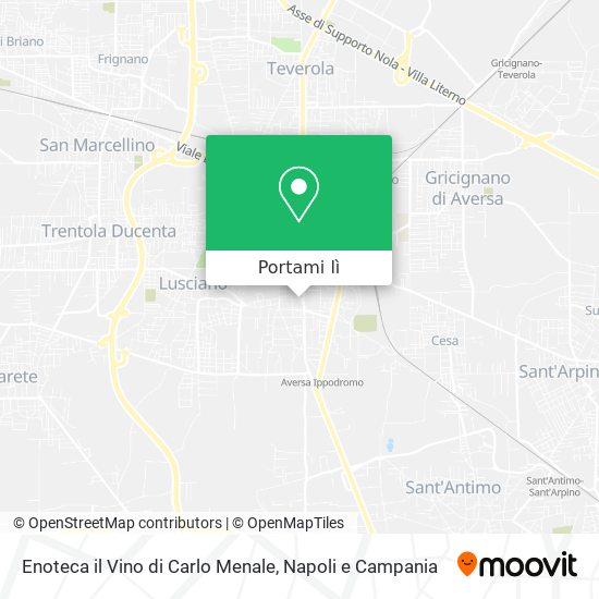 Mappa Enoteca il Vino di Carlo Menale