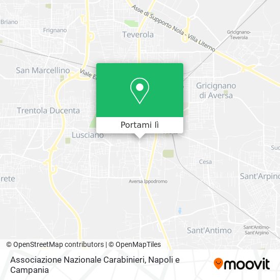 Mappa Associazione Nazionale Carabinieri