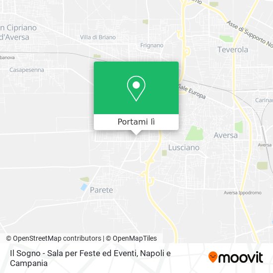 Mappa Il Sogno - Sala per Feste ed Eventi