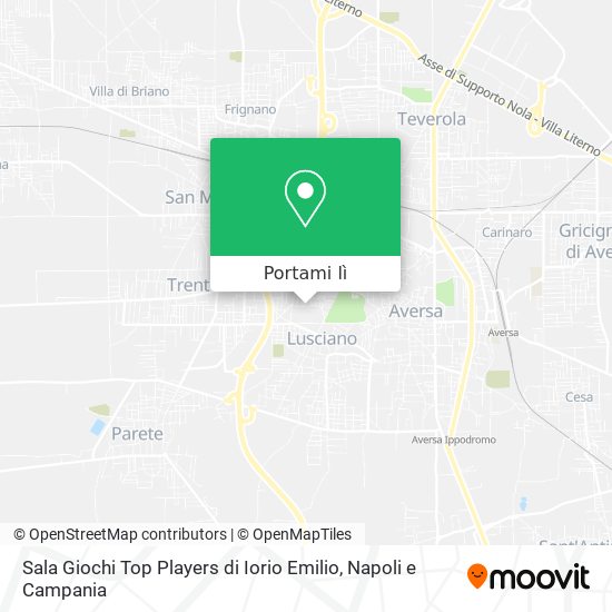 Mappa Sala Giochi Top Players di Iorio Emilio