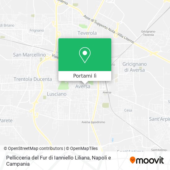Mappa Pellicceria del Fur di Ianniello Liliana