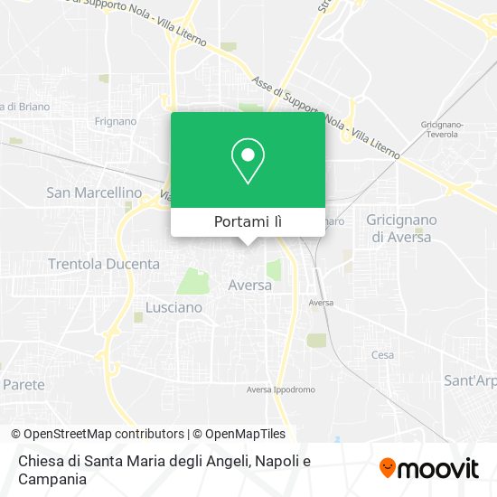 Mappa Chiesa di Santa Maria degli Angeli