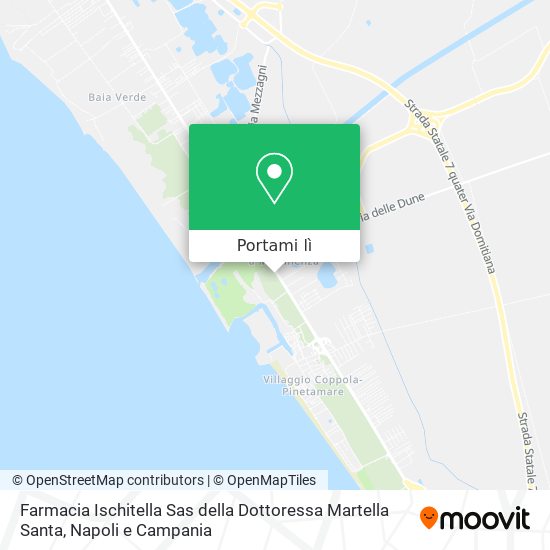 Mappa Farmacia Ischitella Sas della Dottoressa Martella Santa