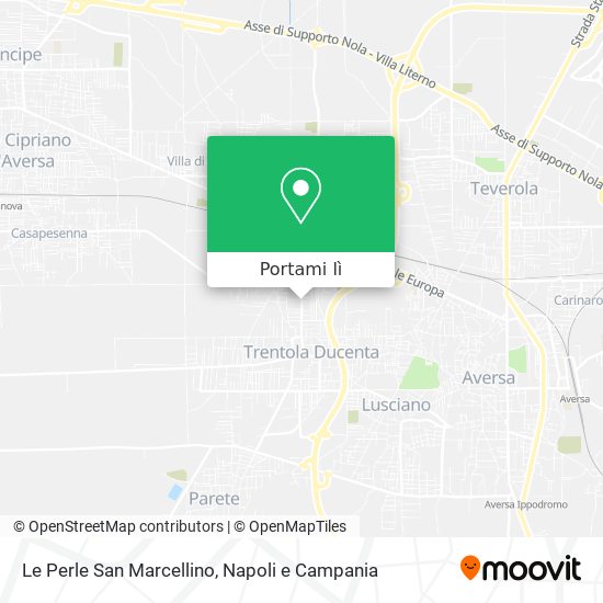 Mappa Le Perle San Marcellino