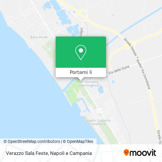 Mappa Verazzo Sala Feste