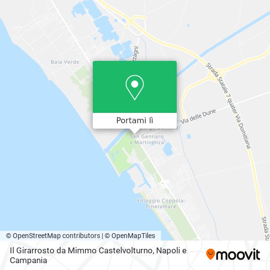 Mappa Il Girarrosto da Mimmo Castelvolturno