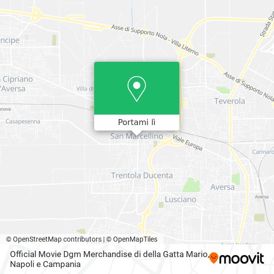 Mappa Official Movie Dgm Merchandise di della Gatta Mario