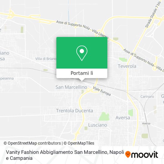 Mappa Vanity Fashion Abbigliamento San Marcellino