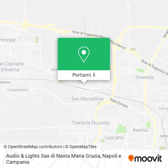 Mappa Audio & Lights Sas di Nasta Maria Grazia