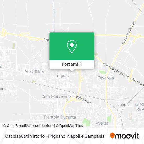 Mappa Cacciapuoti Vittorio - Frignano