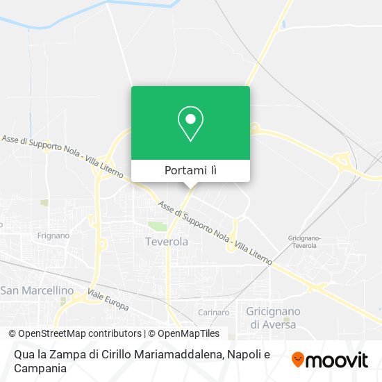 Mappa Qua la Zampa di Cirillo Mariamaddalena