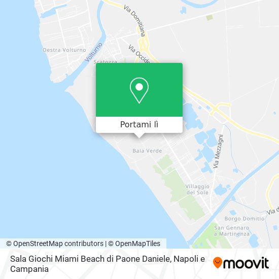 Mappa Sala Giochi Miami Beach di Paone Daniele