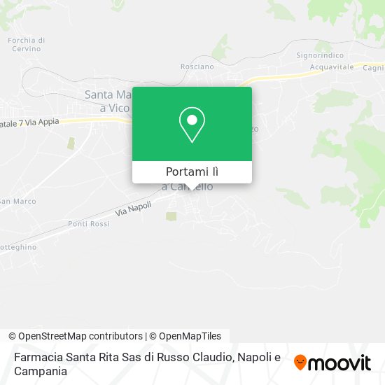 Mappa Farmacia Santa Rita Sas di Russo Claudio