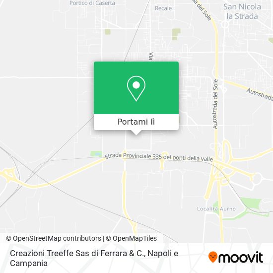 Mappa Creazioni Treeffe Sas di Ferrara & C.