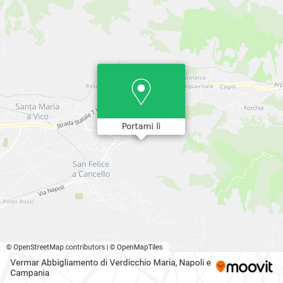 Mappa Vermar Abbigliamento di Verdicchio Maria